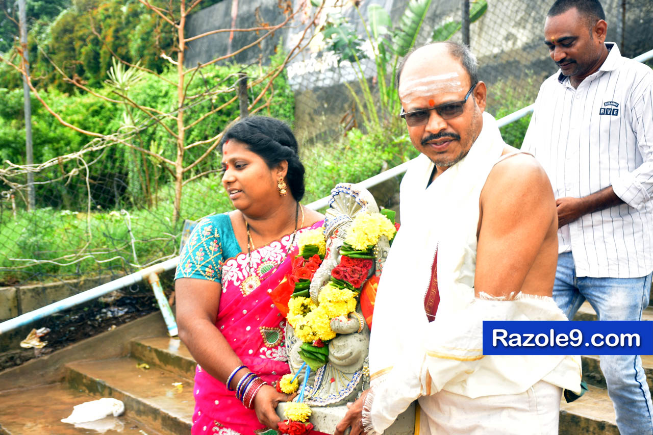 Razole Taluka Ganesh Nimajjanam